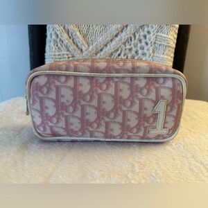 Vintage Dior Pink Monogram Pouch